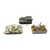 Image 2 : ASSORTED MILITARY MODEL TANKS AND SOLDIER FIGHT SCENE LOT