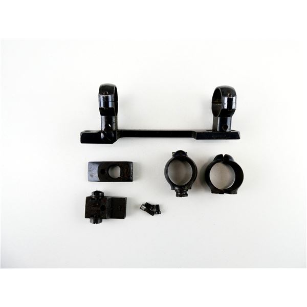 ASSORTED SCOPE RINGS AND MOUNT LOT