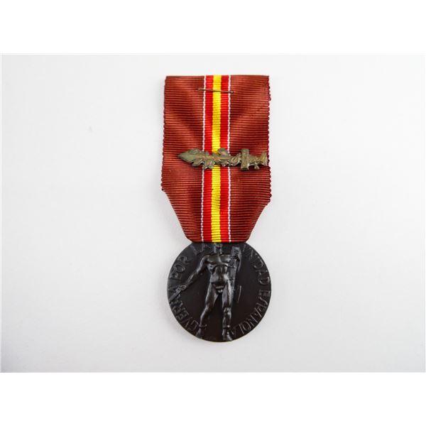 REPRODUCTION SPANISH CIVIL WAR ITALIAN MEDAL FOR THE SPANISH VOLUNTEERS