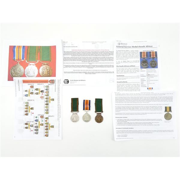 ASSORTED SOUTH AFRICAN MEDALS LOT