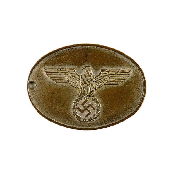 WWII GERMAN GESTAPO WARRANT DISC