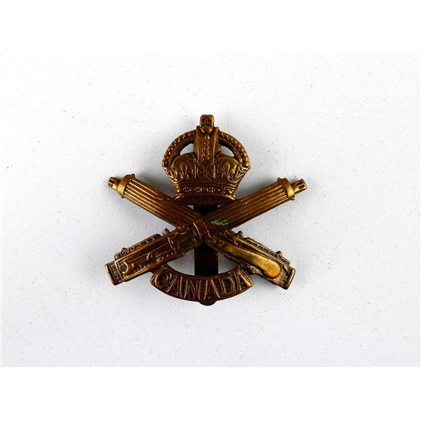 WWI CANADIAN MACHINE GUN CORPS CAP BADGE