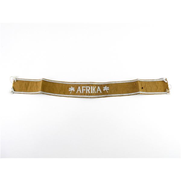 WWII GERMAN AFRICA CUFF TITLE