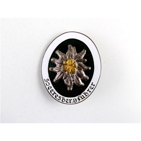 WWII GERMAN HEERESBERGFUHRER BADGE