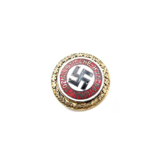 REPRODUCTION WWII GERMAN NSDAP GOLD PARTY PIN