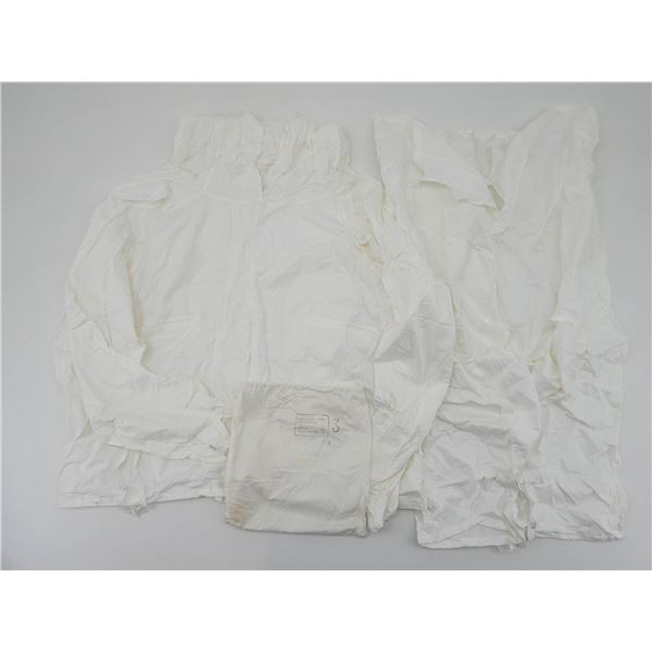 RUSSIAN MILITARY WINTER WHITE CAMO SHIRT / PANTS WITH CARRIER LOT