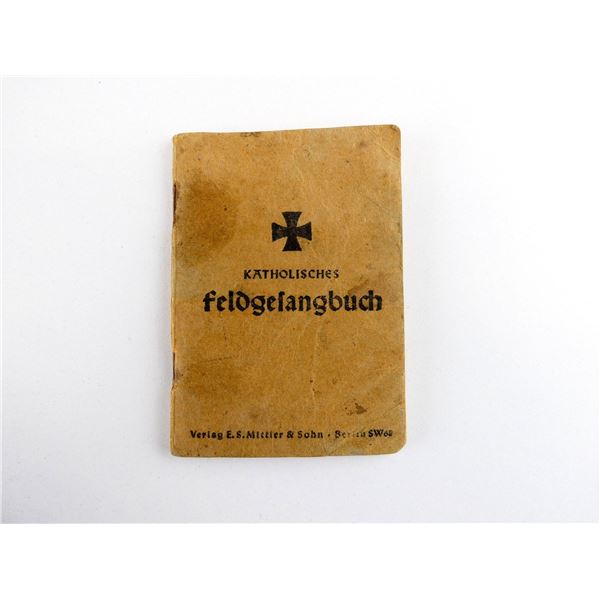 WWII GERMAN WEHRMACHT "KATHHOLISCHES FELDGESANGBUCH" BOOK