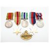 Image 2 : ASSORTED WWII BRITISH / SOUTH AFRICAN NAMED MEDALS LOT