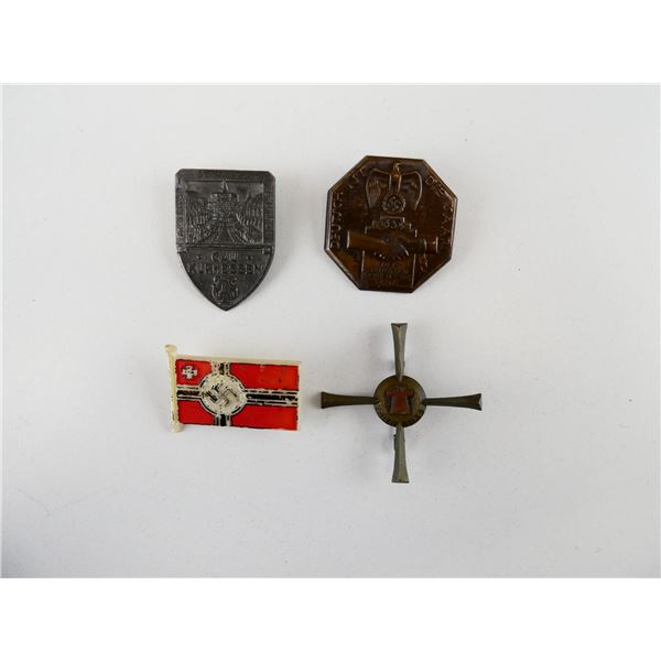 ASSORTED PRE-WWII / WWII GERMAN BADGE LOT