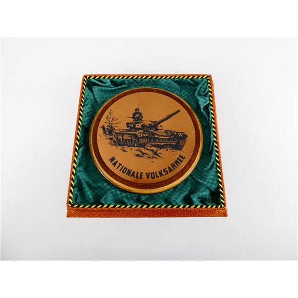 EAST GERMAN NATIONAL PEOPLE'S ARMY PLAQUE