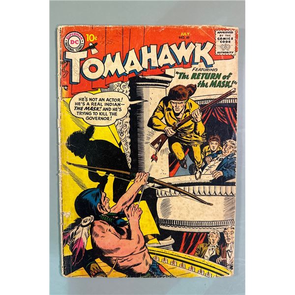 Tomahawk #49 (DC, 1957) Mickey Mantle Ad
