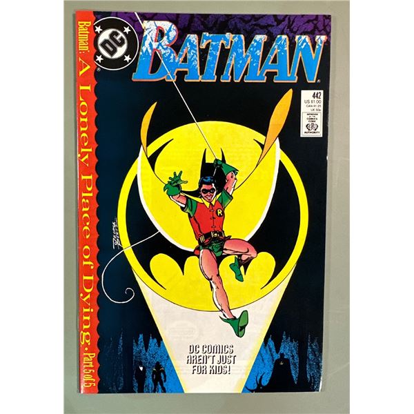 Batman #442 (1989) A Lonely Place of Dying