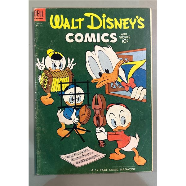 1954 Dell Walt Disney's Comics #163 Donald