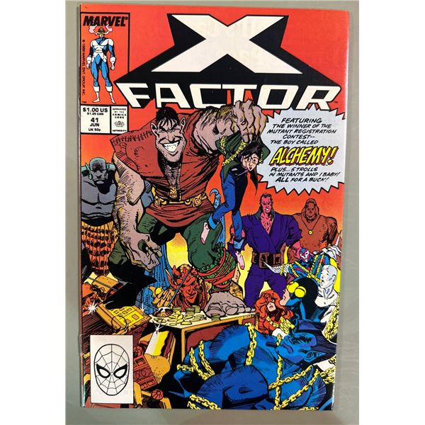 X-Factor #41 (Marvel, 1989) 1st Alchemy