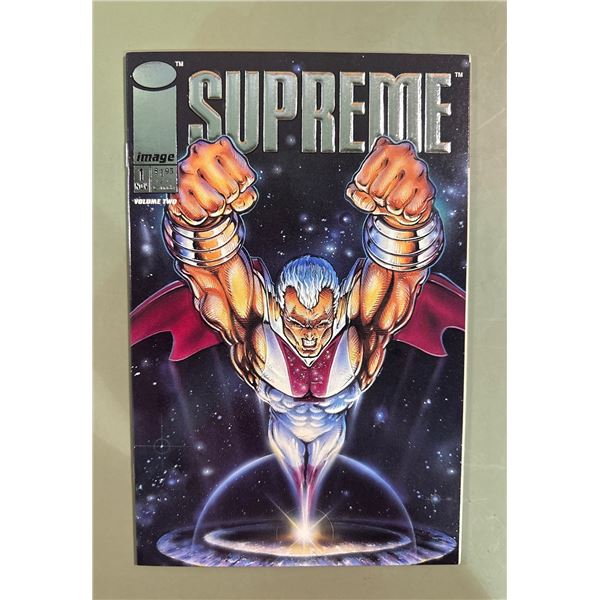 Supreme #1 (Image, 1992) Vol. 2 Embossed Cover
