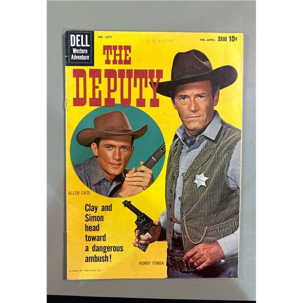 The Deputy #1077 (Dell, 1960) Photo Cover