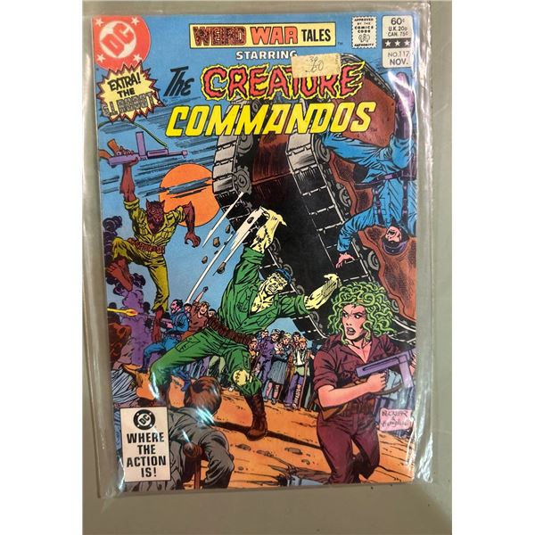 Weird War Tales #117 (DC, 1982) Creature Commandos