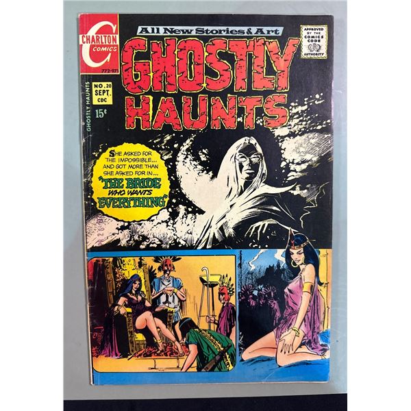 1971 Ghostly Haunts #20 Charlton Comic