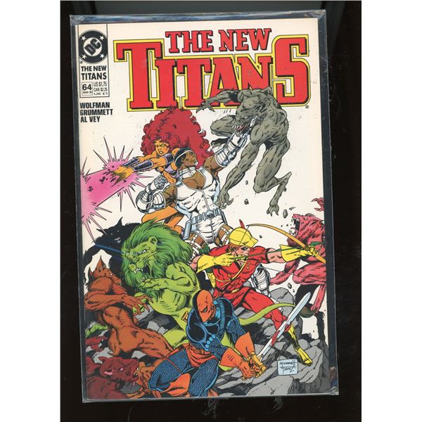 Tango & Cash VHS + New Titans #64 Comic Lot