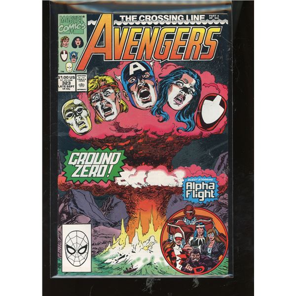 Avengers #323 (Marvel, 1990) Crossing Line Pt 4