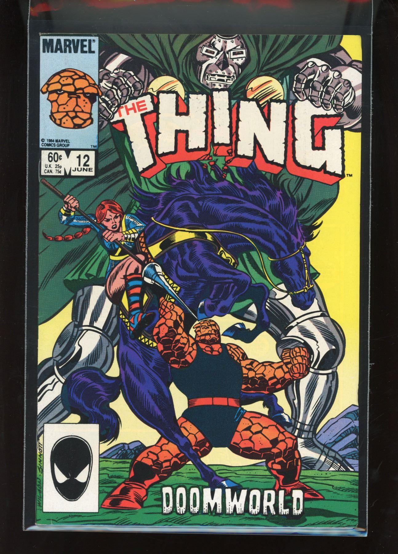 Thing Comic Boxing The Thing #12 Marvel Comics (1983)