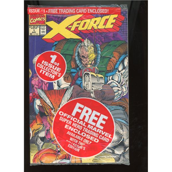 X-Force #1 Marvel 1991 Collector's Item Card
