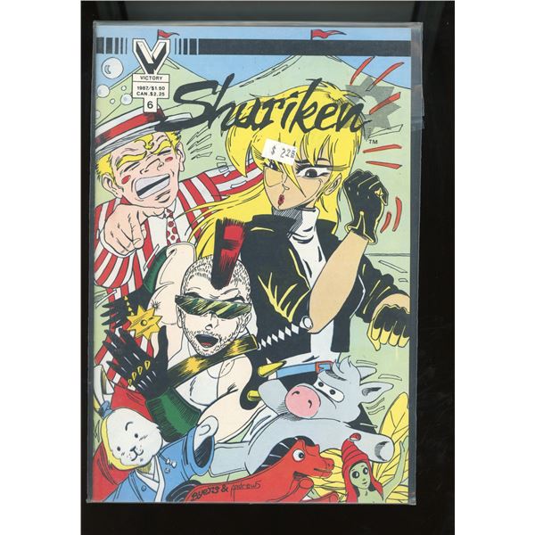 Shuriken #6 Comic (Victory 1987)