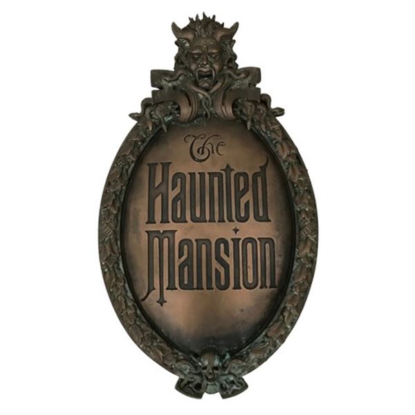Disney's Haunted Mansion Plaque
