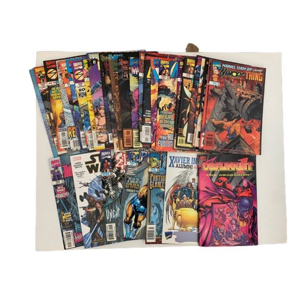 1990s Collection of 33 Marvel comics and trades