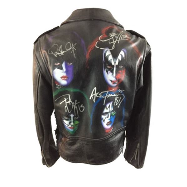 KISS Signed Jacket Music Memorabilia