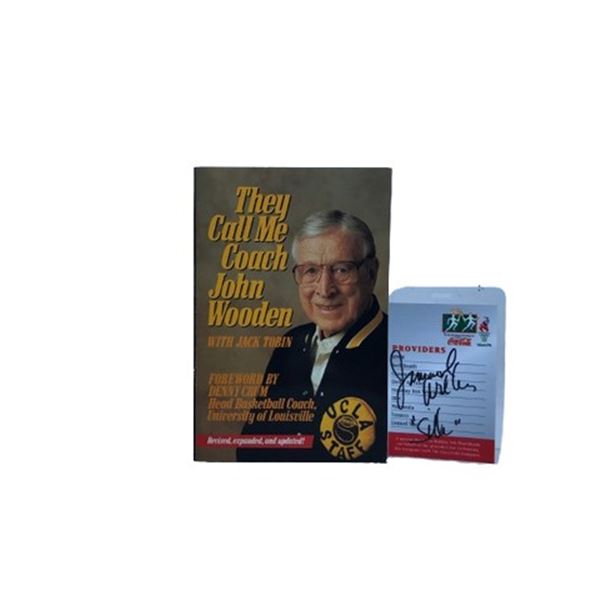 "They Call Me Coach” by John Wooden Signed Book