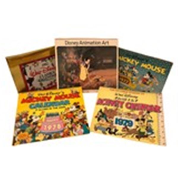 1970s Disney calendars collection