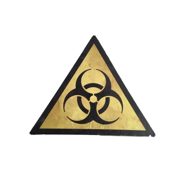 Resident Evil: The Final Chapter Biohazard Sign Movie Props