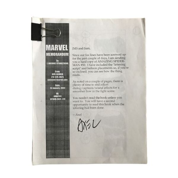 The Amazing Spider-Man #50 comic book Production