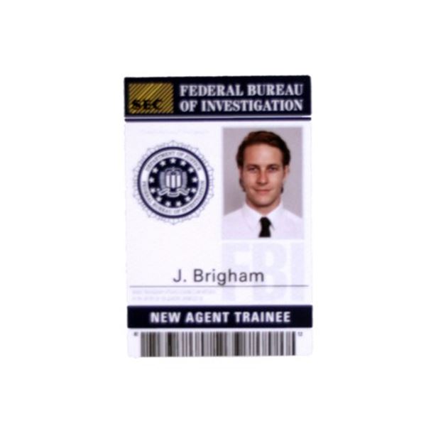 Point Break Johnny (Luke Bracey) FBI Badge Movie Props