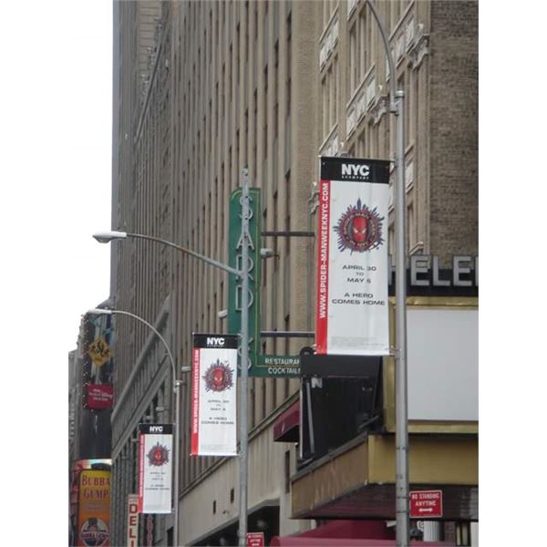 Spider-Man 3 NYC Limited Ed. Movie Street Banner