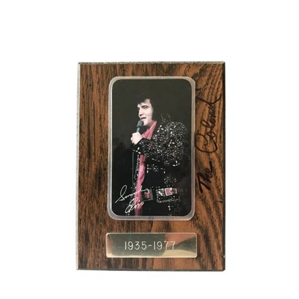 Colonel Tom Parker Signed Elvis Calendar