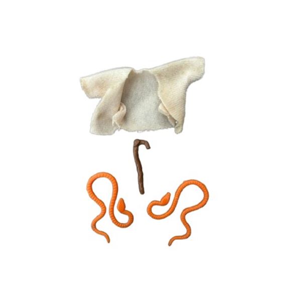 Star Wars Vintage 1980 Yoda Snakes/Shirt/Cane