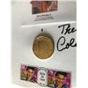 Image 4 : Colonel Tom Parker Signed 35th anniversary Elvis Presley stamp and coin