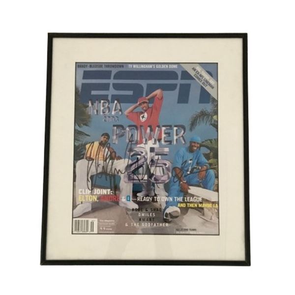Clipper players 11/11/2002 ESPN magazine cover framed