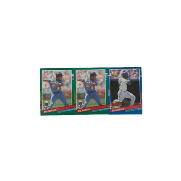 Bo Jackson Triple Threat Baseball Cards