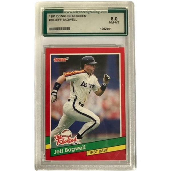 1991 Jeff Bagwell Card Graded