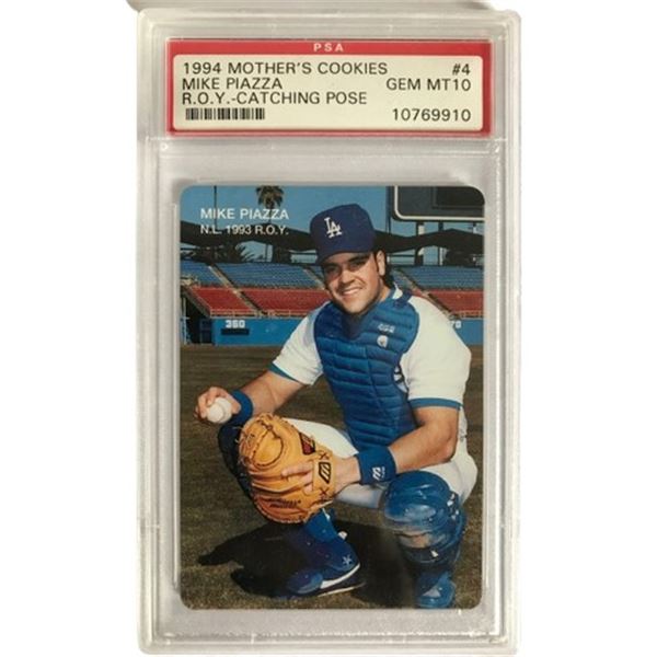 1994 Mike Piazza Dodgers Card Graded