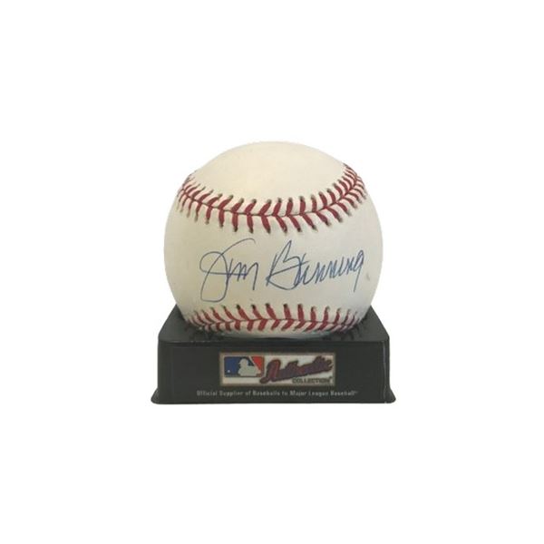 Jim Bunning Signed Baseball