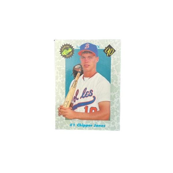 1990 Chipper Jones Trading Card
