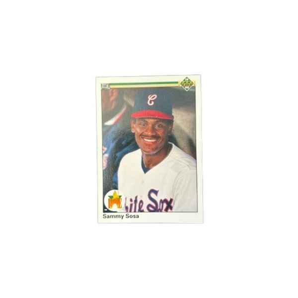 1990 Sammy Sosa White Sox Rookie Card