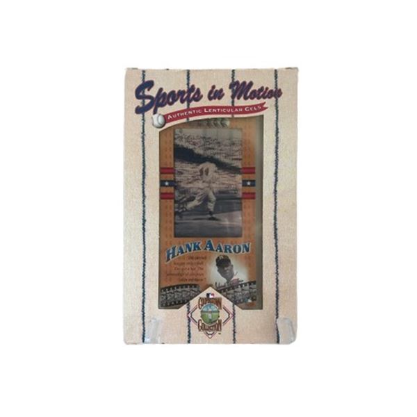 Hank Aaron Lenticular Cel