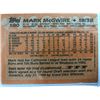 Image 2 : 1998 Topps All Star Mark McGuire rookie card