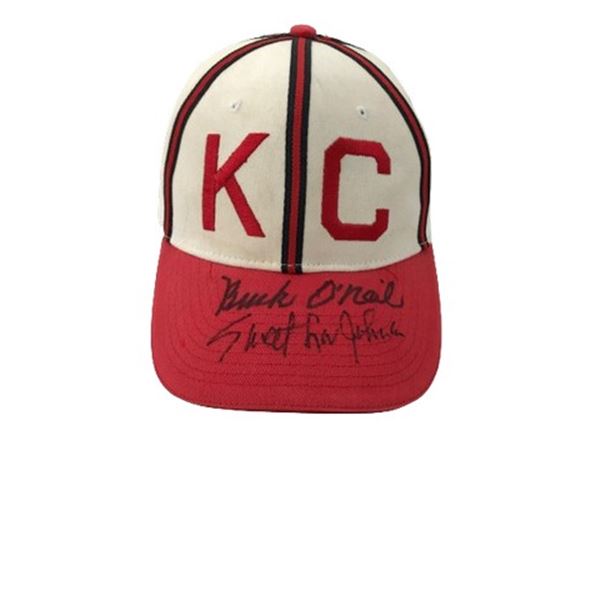 Buck O'Neil KC Signed Hat