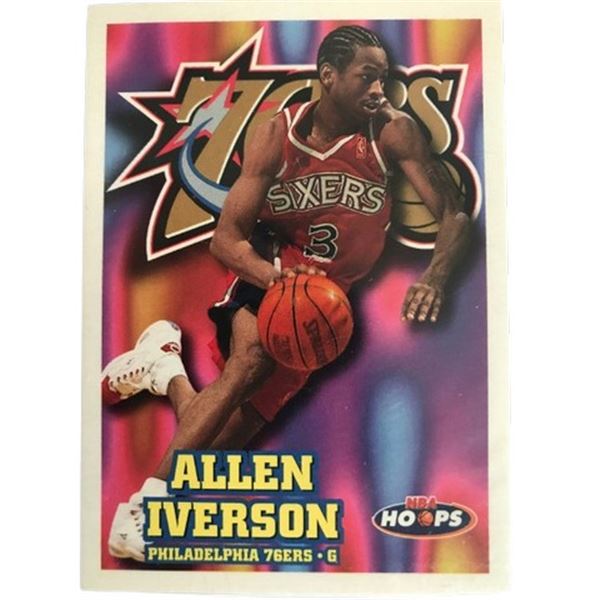 1997 Allen Iverson 76ers Trading Card